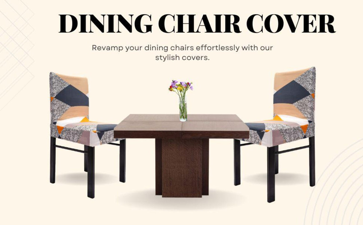 Slip Cover Dining Chairs, Removable Spandex Furniture Protectors